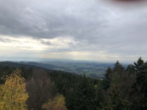 Landschaftsbild Bayerischer Wald von einer Anhöhe aus
